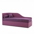 Design Schlafsofa aus herausnehmbarem Kunstleder Made in Italy - Rallo