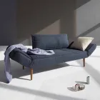 Zeal by Innovation modernes Schlafsofa in gepolstertem Stoff Viadurini