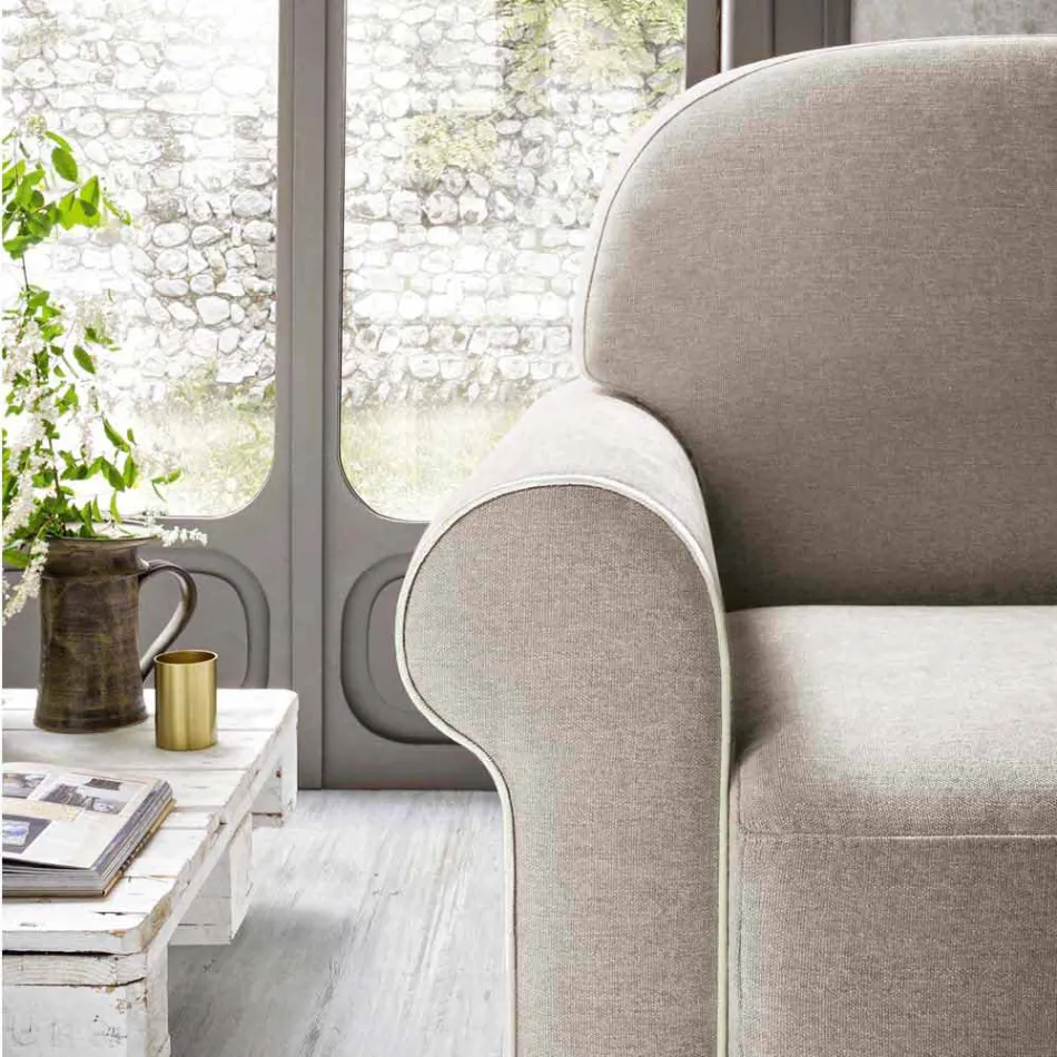 Doppelschlafsofa aus Designstoff Made in Italy - Anemone Viadurini