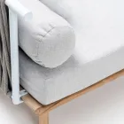 Modulares Gartensofa mit 2 Seilrückenlehnen - Bellatrix Viadurini