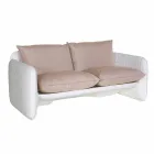 2-Sitzer-Outdoor-Sofa aus Stoff oder Leder - Mara by Slide Viadurini