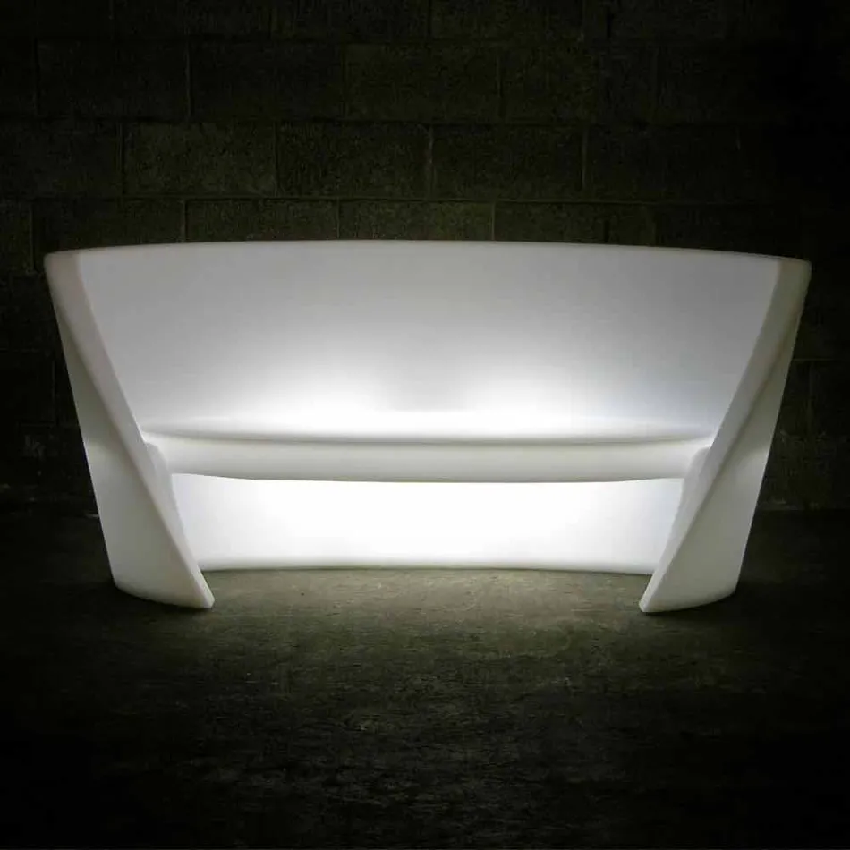 Innen aus Polyäthylen hergestelltes Polyäthylen-Sofa "Slide Rap" Viadurini