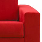 Drei-Sitzer-Sofa modernes Design Kunstleder / Stoff in Italien Mora Viadurini