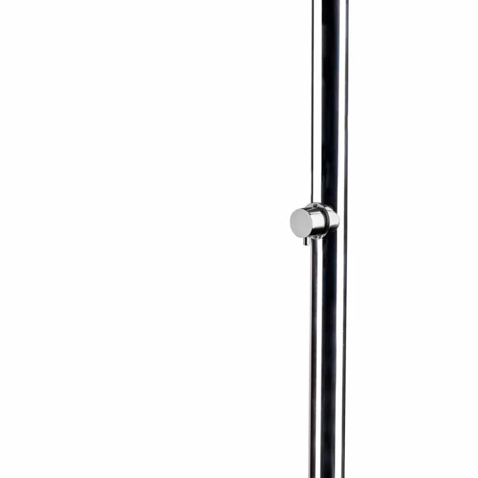 Gartendusche mit eingebautem Duschkopf aus Edelstahl Made in Italy - Yuki Viadurini