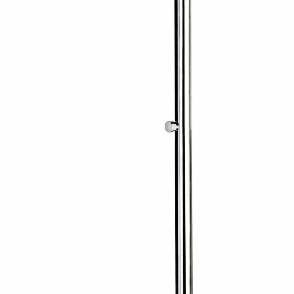 Edelstahl-Außendusche mit zeitgesteuertem Wasserhahn Made in Italy - Modeo Viadurini