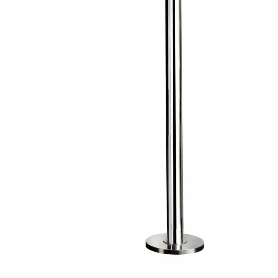 Edelstahl-Außendusche mit zeitgesteuertem Wasserhahn Made in Italy - Modeo Viadurini