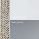 Gartenschaukel aus Stahl mit Seilen und Kissen inklusive Made in Italy - Bronn Viadurini