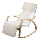 Indoor-Schaukel aus Birkenholz und Stoff - Abissi Viadurini