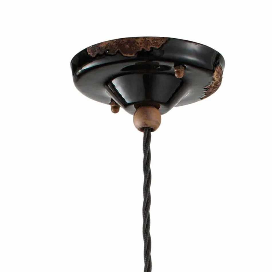 Spotlight Designer Pendel Vintage handgemachte Keramik Carrie Viadurini