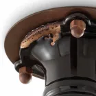 Design-Deckenstrahler retro Keramik und Metall Cloe Ferroluce Viadurini