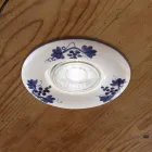 Einbaustrahler handdekoriert aus Keramik von Ferroluce Pescara Viadurini