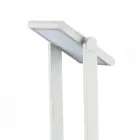 Solar-LED-Strahler für den Außenbereich aus weißem oder mattschwarzem Aluminium - Agorio Viadurini