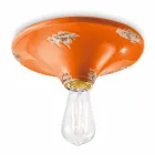 Spotlight vom Jahrgang gestaltete Decke Keramik Erica Ferroluce Viadurini