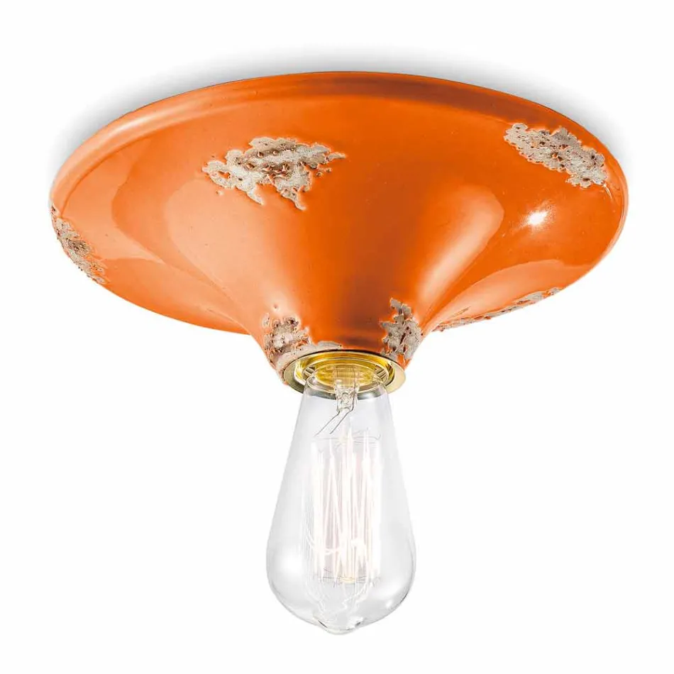 Spotlight vom Jahrgang gestaltete Decke Keramik Erica Ferroluce Viadurini