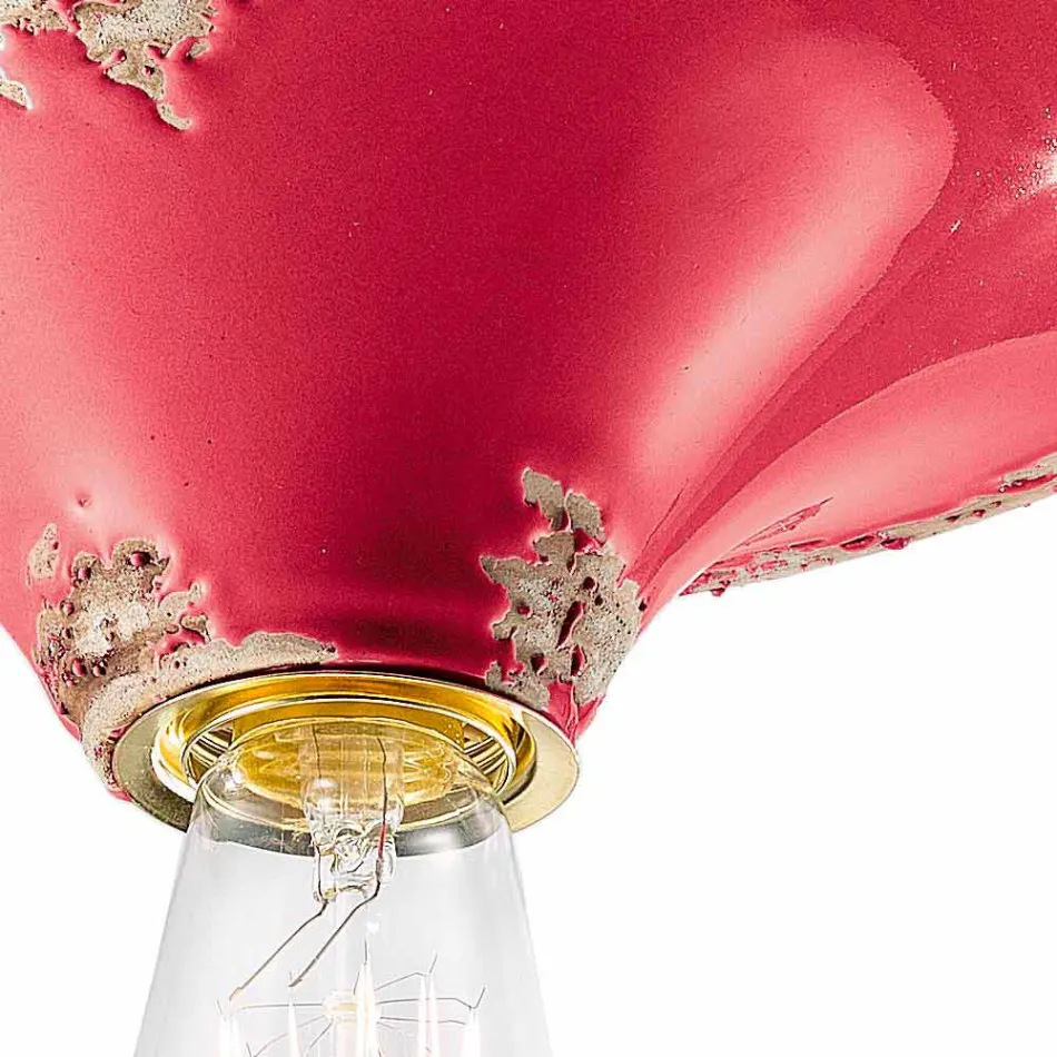 Spotlight vom Jahrgang gestaltete Decke Keramik Erica Ferroluce Viadurini