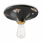 Spotlight vom Jahrgang gestaltete Decke Keramik Erica Ferroluce Viadurini