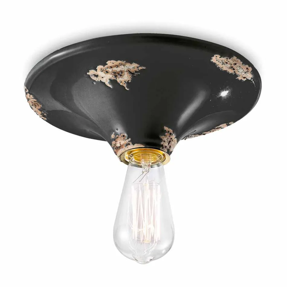 Spotlight vom Jahrgang gestaltete Decke Keramik Erica Ferroluce Viadurini