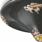 Spotlight vom Jahrgang gestaltete Decke Keramik Erica Ferroluce Viadurini