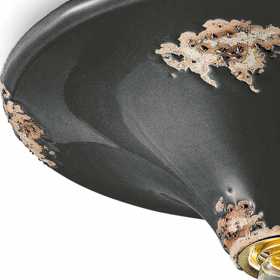 Spotlight vom Jahrgang gestaltete Decke Keramik Erica Ferroluce Viadurini