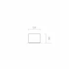 Gartenpflanzgefäß mit rundem / rechteckigem Design aus Stahl Made in Italy - Philly Viadurini