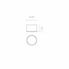 Gartenpflanzgefäß mit rundem / rechteckigem Design aus Stahl Made in Italy - Philly Viadurini