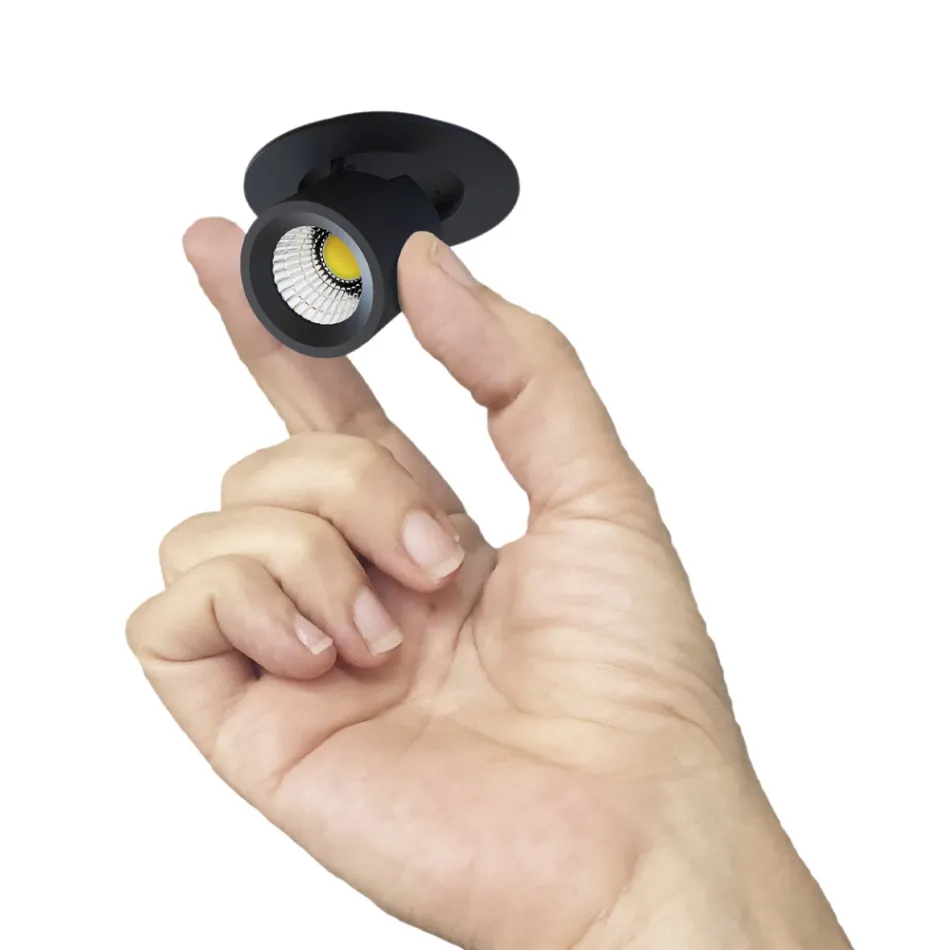 Fotoprojektor Verstellbare LED-Deckenleuchte aus Aluminium 4 Stück - Etruskisch Viadurini