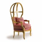 Fratelli Boffi Babette Design Sessel aus Holz mit Stoff bezogen Viadurini