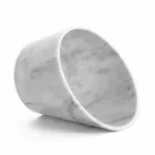 Wein- oder Champagner-Glacette aus weißem Carrara-Marmor Made in Italy - Ciotti Viadurini