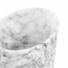Wein- oder Champagner-Glacette aus weißem Carrara-Marmor Made in Italy - Ciotti Viadurini