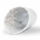 Wein- oder Champagner-Glacette aus weißem Carrara-Marmor Made in Italy - Ciotti Viadurini