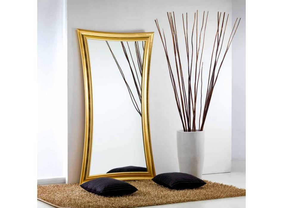 Großer Spiegel Boden / Wand modernes Design Herz, 110x197 cm Viadurini