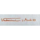 Italienische handwerkliche Leinenschürze handbedrucktes einzigartiges künstlerisches Stück Viadurini