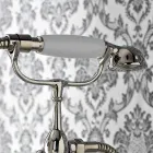 Klassische Badewannenrandgruppe mit Handbrause aus Messing Made in Italy - Ercolina Viadurini