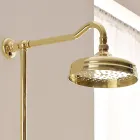 Duschgruppe mit Duschstange aus Messing Made in Italy - Katerina Viadurini