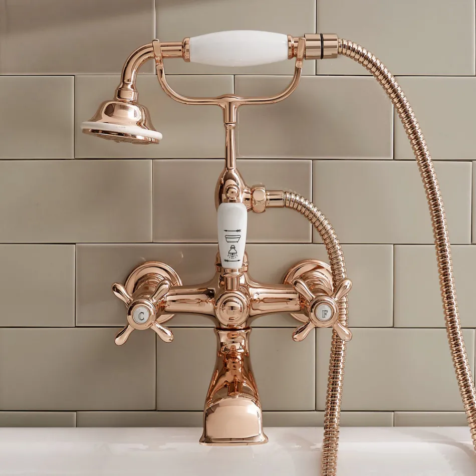 Vintage Design Messing Badewannengruppe Made in Italy - Klarisa Viadurini