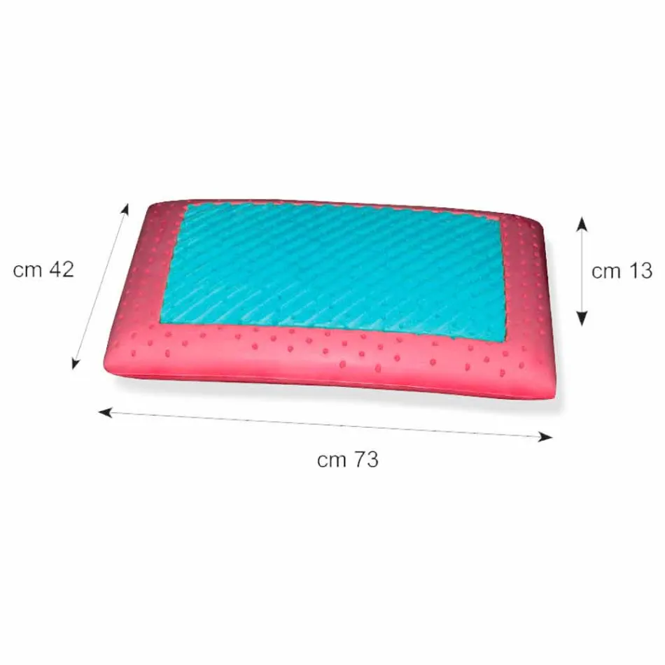 Kissen in Memory Ginseng und Memory AirSense 13 cm hoch Made in Italy - Metz Viadurini