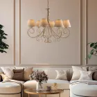 Draco – Leuchten aus italienischem Glas und Metall für elegante Räume Viadurini