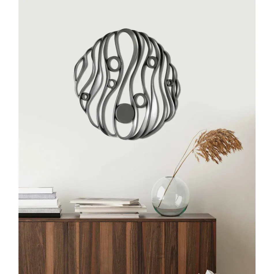 Wandinstallation von modernem elegantem Design in perforierter Keramik - Desta Viadurini