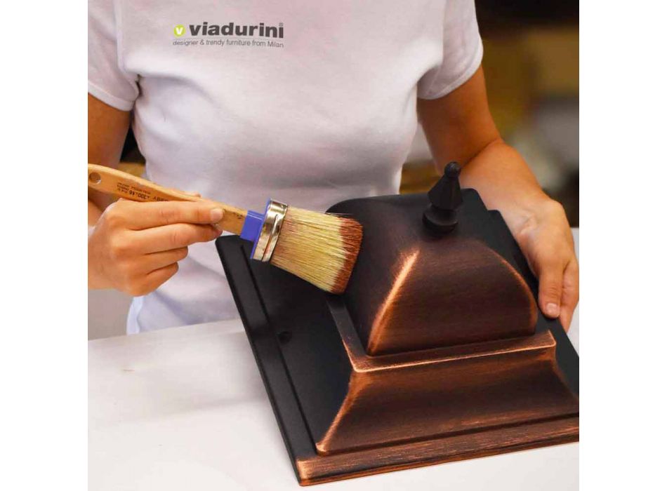 Außenwandleuchte aus Aluminiumdruckguss hergestellt in Italien, Anika Viadurini