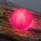 Außenwandleuchte In-es.artdesign Button Out in farbigem Nebulite Viadurini