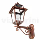 Kristel, eine Gartenwandleuchte aus Aluminium, hergestellt in Italien Viadurini