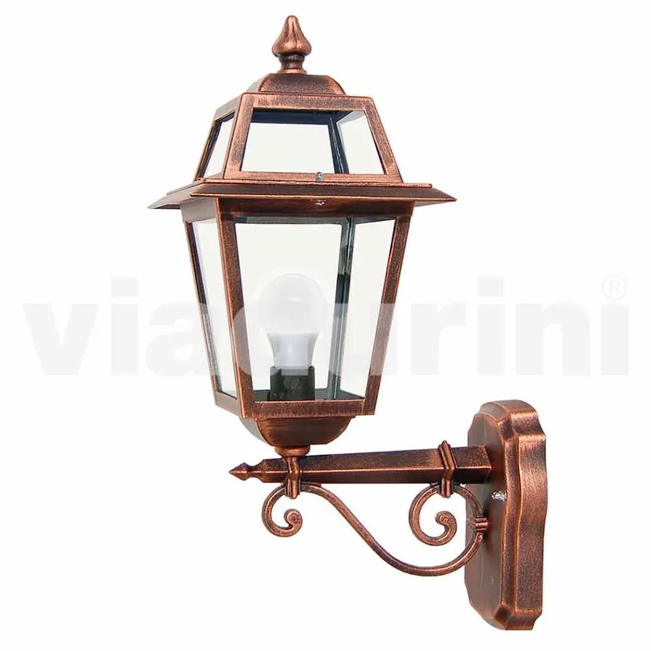 Kristel, eine Gartenwandleuchte aus Aluminium, hergestellt in Italien Viadurini