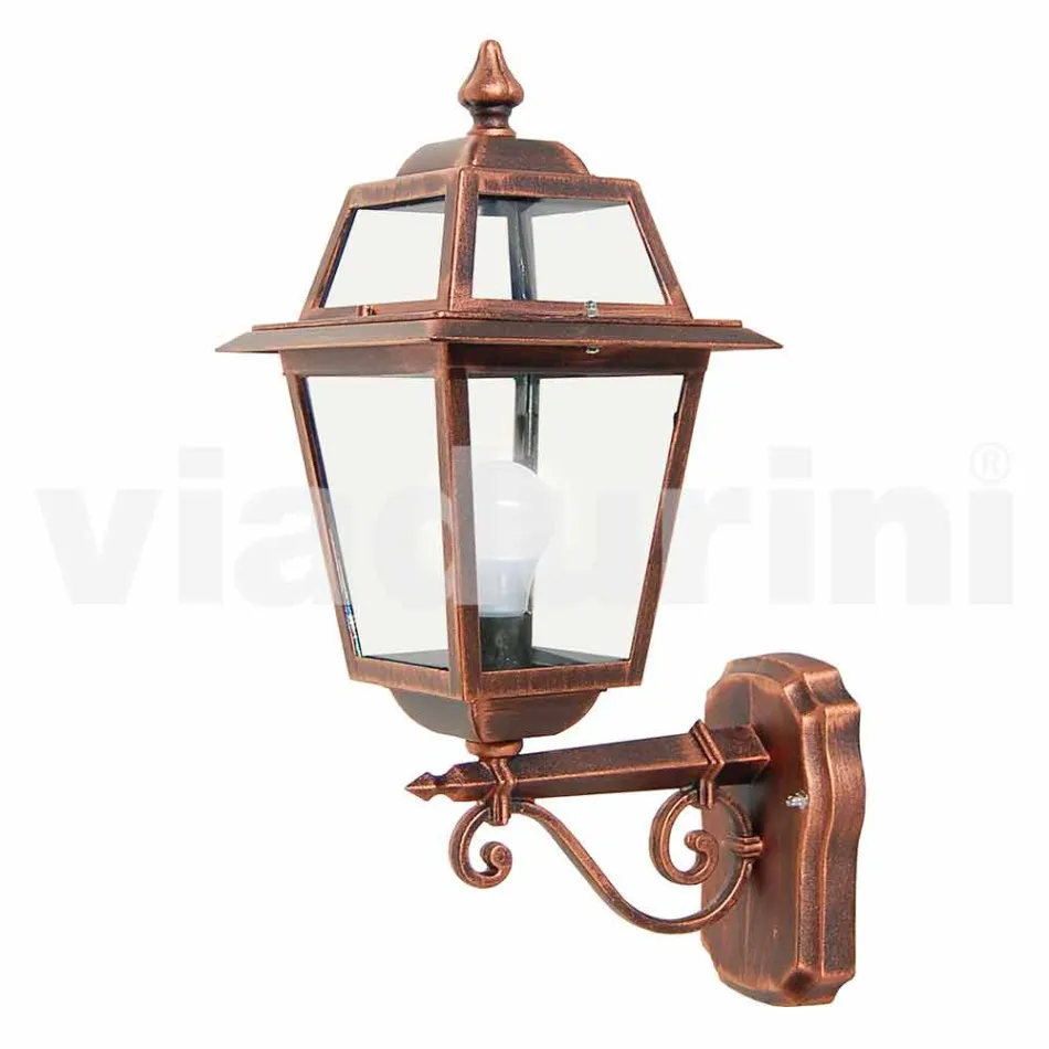 Kristel, eine Gartenwandleuchte aus Aluminium, hergestellt in Italien Viadurini