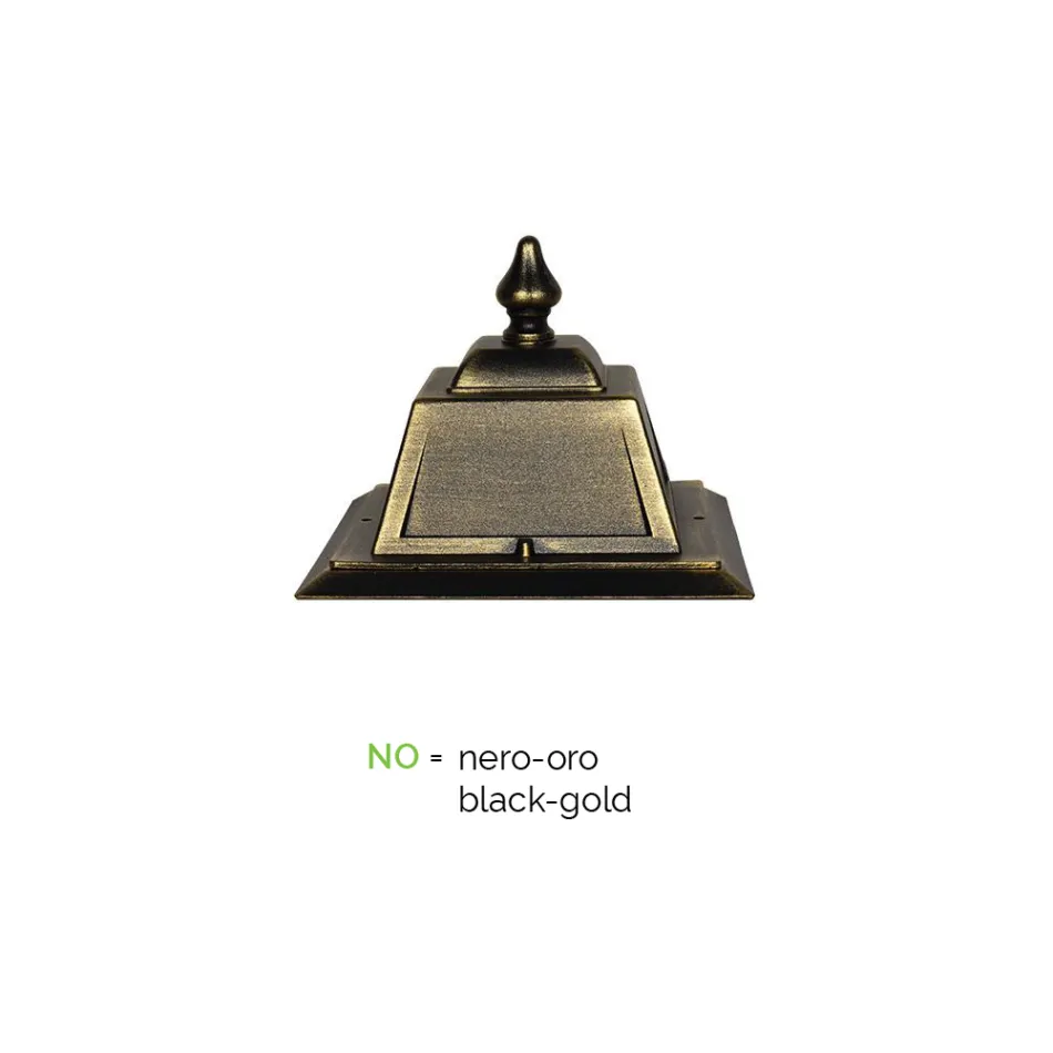 Außenwandleuchte aus Aluminium und Glas, hergestellt in Italien – Doroty Viadurini