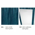 Aluminiumgartenwandlampe hergestellt in Italien, Aquilina Viadurini