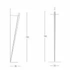 Dimmbare Metall-Wandleuchte mit integrierter LED Made in Italy - Celine Viadurini