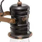 Wandleuchte aus Eisen und industrieller handgefertigter Keramik - Urban Viadurini