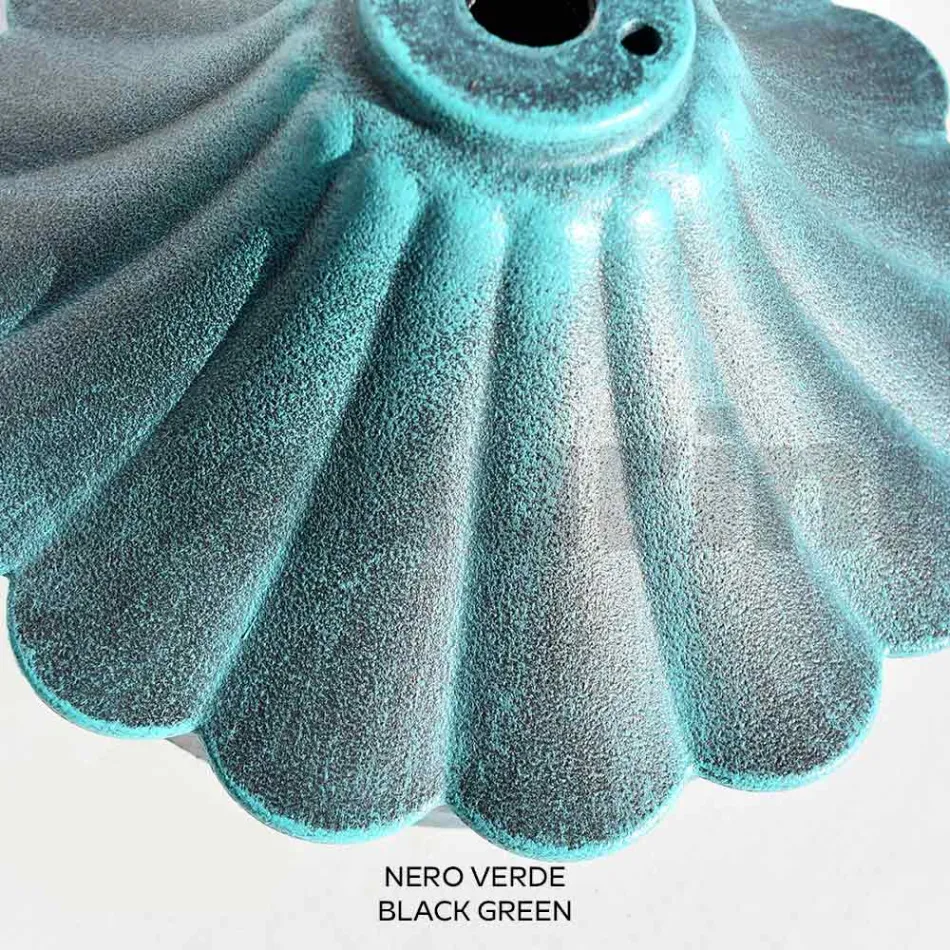 Deckenleuchte aus Acryl und schwarzem Aluminium Made in Italy - Trovanero Viadurini