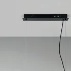 Pendelleuchte mit 6 Lichtern aus Metall und modernem mundgeblasenem Glas - Birga Viadurini