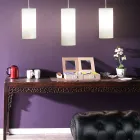 Zylindrische Pendelleuchte aus Polyethylen Made in Italy - Minervo Viadurini